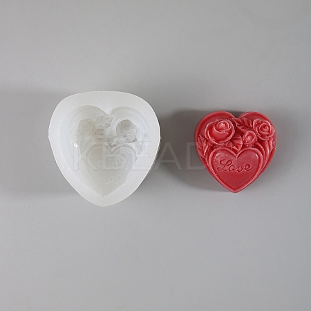 Valentine's Day Heart & Rose DIY Silicone Molds SIL-Z008-02D-1