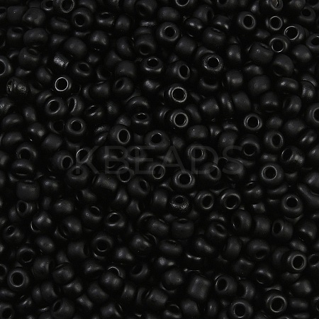Frosted Opaque 8/0 Glass Seed Beads X-SEED-R029-3mm-A07-1