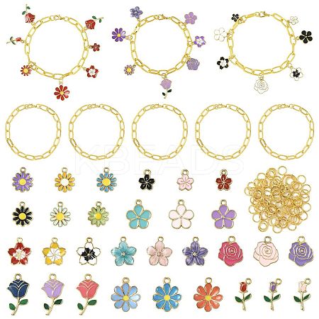 DIY Bracelet Making Kits DIY-FS0010-08A-1