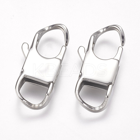 Tarnish Resistant 304 Stainless Steel Lobster Claw Clasps STAS-I082-13P-03-1
