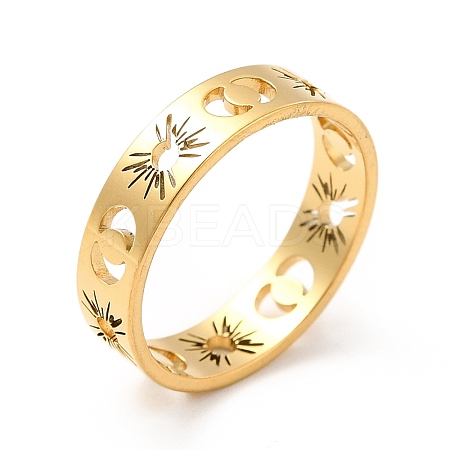 201 Stainless Steel Finger Rings for Women RJEW-M013-01G-1-1