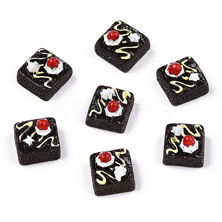 Square Cake Resin Decoden Cabochons CRES-R183-21B-1