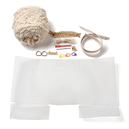 DIY Knitting Crochet Bags Kit DIY-WH0189-91B-1