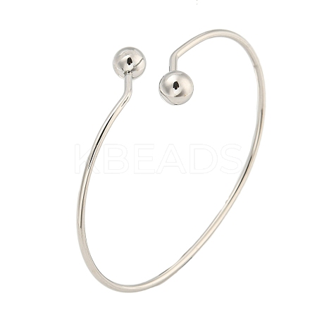 Non-Tarnish 304 Stainless Steel Cuff Bangles BJEW-P331-12P-1