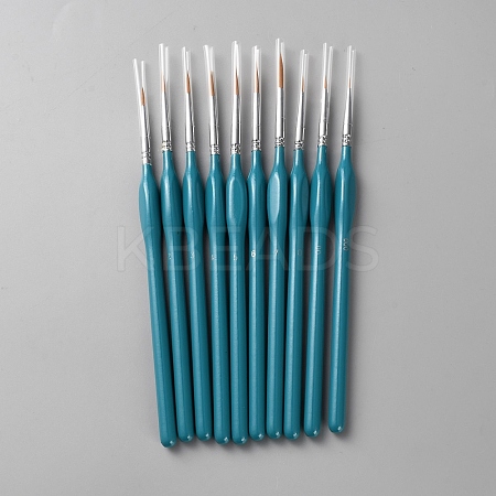 Wooden Paint Brushes Pens Sets AJEW-WH20019-33A-1