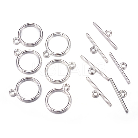Tibetan Style Toggle Clasps LS-X-TIBE-A12208-S-NR-1