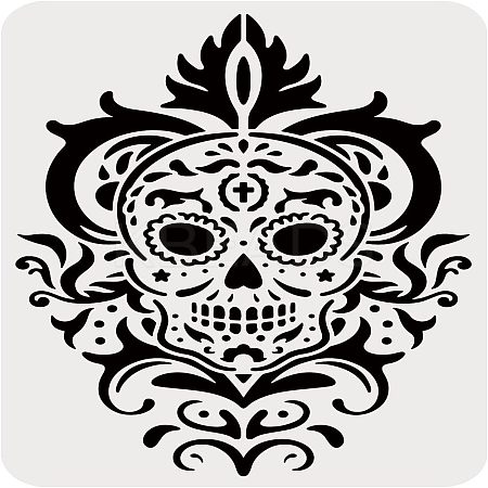 Plastic Reusable Drawing Painting Stencils Templates DIY-WH0202-358-1