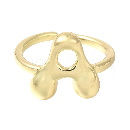 Rack Plating Brass Open Cuff Rings RJEW-S394-01G-A-1