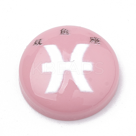 Constellation/Zodiac Sign Resin Cabochons LS-CRES-N010-07H-1