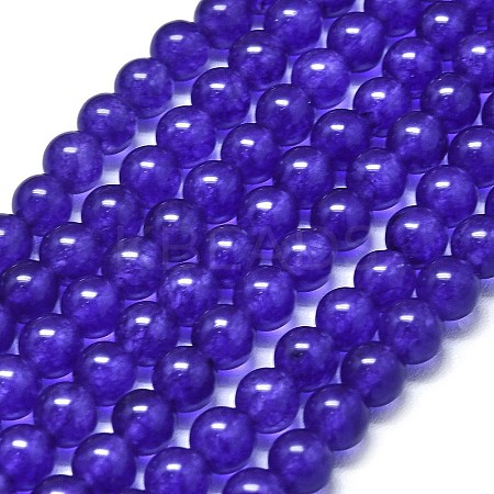 Natural Malaysia Jade Beads Strands G-L645-C01-4mm-07-1