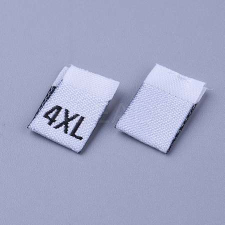 Clothing Size Labels(4XL) FIND-WH0045-E01-1