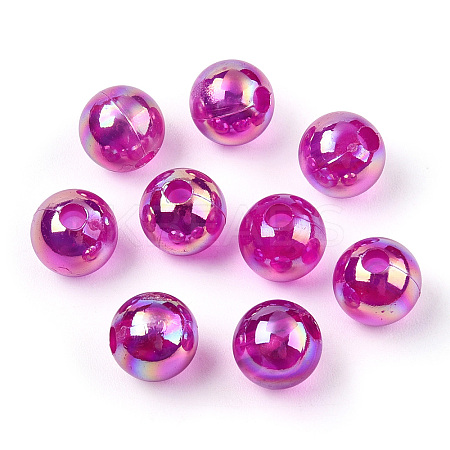 Transparent Acrylic Beads MACR-T046-01D-10-1
