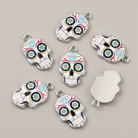Alloy Enamel Pendants FIND-CJC0015-09H-1