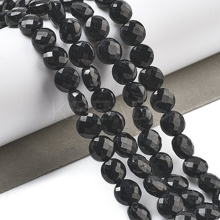 Natural Black Tourmaline Beads Strands G-C179-A20-02-1