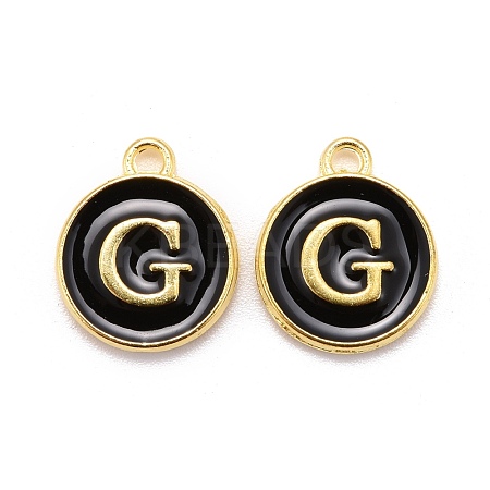 Golden Plated Alloy Charms ENAM-S118-02G-1