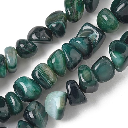Natural Agate Beads Strands G-H295-B01-18-1