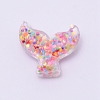 Transparent Flatback Resin Cabochons Accessories RESI-WH0009-81-2