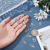 24Pcs 6 Style 201 Stainless Steel Links Connectors STAS-FH0001-49-4