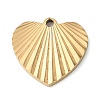 Ion Plating(IP) 304 Stainless Steel Pendants STAS-D025-01G-01-1