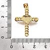 Brass Micro Pave Cubic Zirconia ABS Imitation Pearl Pendants KK-D328-03G-A-3