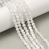 Natural Rainbow Moonstone Beads Strands G-B168-A11-4mm-1