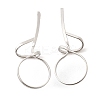 Tarnish Resistant 304 Stainless Steel Stud Earrings EJEW-L215-48P-2