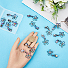 14Pcs Flower #5 Zinc Alloy Replacement Zipper Sliders FIND-GF0005-70C-3
