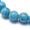Synthetic Turquoise Jasper Bead Stretch Bracelets X-BJEW-K212-B-022-2