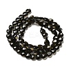 Natural Golden Sheen Obsidian Beads Strands G-P575-C04-6mm-3