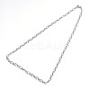 Tarnish Resistant Fashionable 304 Stainless Steel Chain Necklaces LS-NJEW-I060-04A-2