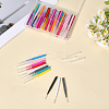 60Pcs 12 Colors Plastic Cleaning Brushes AJEW-CN0004-01-7