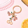 Alloy Resin and Rhinestone Keychain X1-KEYC-YW00141-01-1