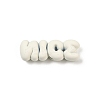 Spray Painted Alloy Beads PALLOY-S038-11B-1