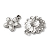 10Pcs 304 Stainless Steel Pendants STAS-P426-06P-2