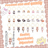 Brass Wine Glass Charms AJEW-GO00018-2