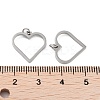 Non-Tarnish 304 Stainless Steel Pendants STAS-G324-01G-P-3