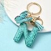Resin & Acrylic & Faux Suede Tassel Keychain X1-KEYC-YW00119-14-1