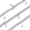 304 Stainless Steel Curb Chains CHS-G041-02P-02-1