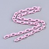 Handmade Opaque Acrylic Paperclip Chains X-KY-S166-002G-3
