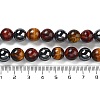 Natural Tiger Iron & Synthetic Hematite Beads Strands G-H1581-10mm-4