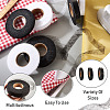 6Rolls 6 Style Non-woven Fabrics Polyamide Double-sided Hot Melt Adhesive Film DIY-CD0001-43-4