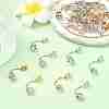 16Pcs 4 Styles Alloy Clear Cubic Zirconia Earring Nuts FIND-YW0012-06A-5