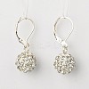 Disco Ball Beaded Earrings EJEW-JE00929-2