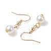 Round ABS Plastic Imitation Pearl Beads Necklace & Bracelet & Dangle Earring Sets for Women SJEW-JS01306-8