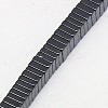 Electroplate Non-magnetic Synthetic Hematite Heishi Beads Strands X-G-J171A-3x3mm-03-3