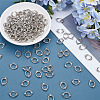 200Pcs Oval Tibetan Style Alloy Bead Frame TIBE-ME0001-12-4