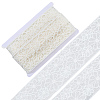 10Yards Polyester Embroidery Mesh Flower Lace Ribbon OCOR-GF0005-41C-1