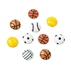 60Pcs 6 Styles Sport Opaque Resin Cabochons RESI-CJ0004-95-8