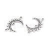 201 Stainless Steel Laser Cut Crescent Moon/Double Horn Chandelier Component Links STAS-T066-93P-2