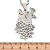 201 Stainless Steel Pendant Necklaces NJEW-C066-19P-3